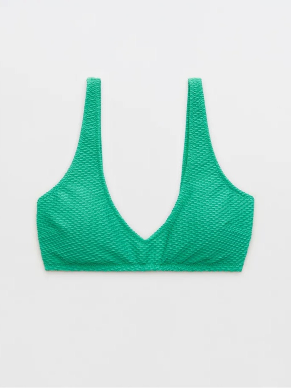 aerie Textured Emerald Green Bikini Set - Picture 5 of 13